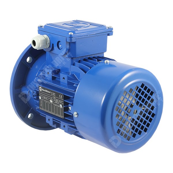 Photo of Marelli - 0.55kW (0.75HP) 4 Pole 230V/400V 3ph B5 Flange Mount AC Motor - MAA80MA4