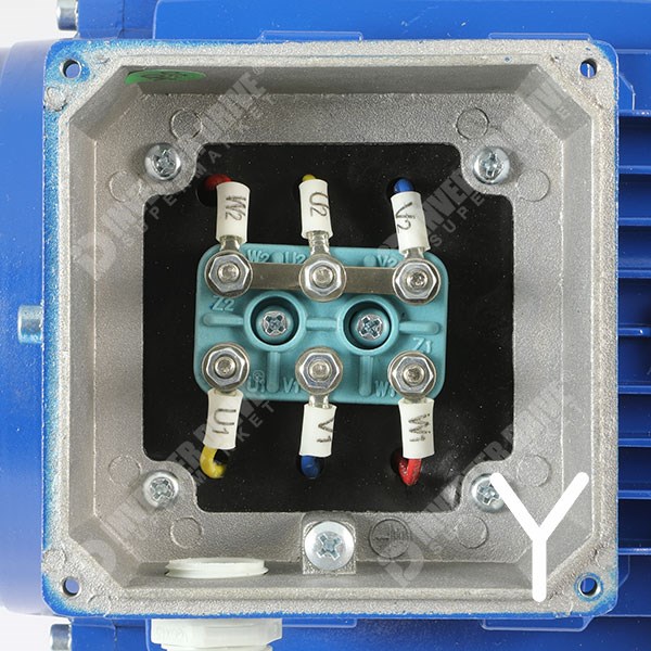 Photo of Marelli - 0.55kW (0.75HP) 4 Pole 230V/400V 3ph B5 Flange Mount AC Motor - MAA80MA4