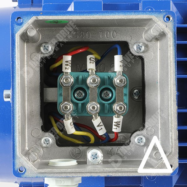 Photo of Marelli - 0.37kW (0.5HP) 8 Pole 230V/400V 3ph B3 Foot Mount AC Motor - MAA90S8