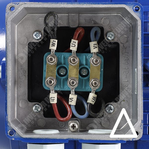 Photo of Marelli - IE2 7.5kW (10HP) 4 Pole 400V 3ph B14 Face Mounting AC Motor - MAQ132SB4