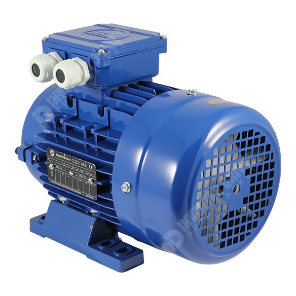 Photo of Marelli - IE2 0.75kW (1HP) 6 Pole 230V/400V 3ph B3 Foot Mount AC Motor -  MAQ90S6 
