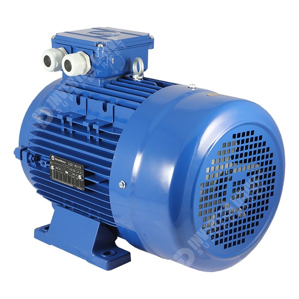 Photo of Marelli - IE2 7.5kW (10HP) 4 Pole 400V 3ph B3 Foot Mount AC Motor - MAQ132SB4