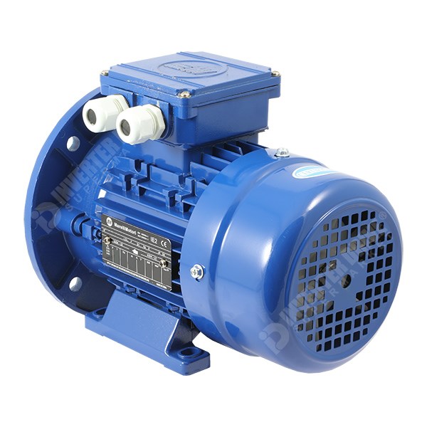 Photo of Marelli - IE2 0.75kW (1HP) 2 Pole 230V/400V 3ph Foot &amp; Flange Mount AC Motor - MAQ80MA2