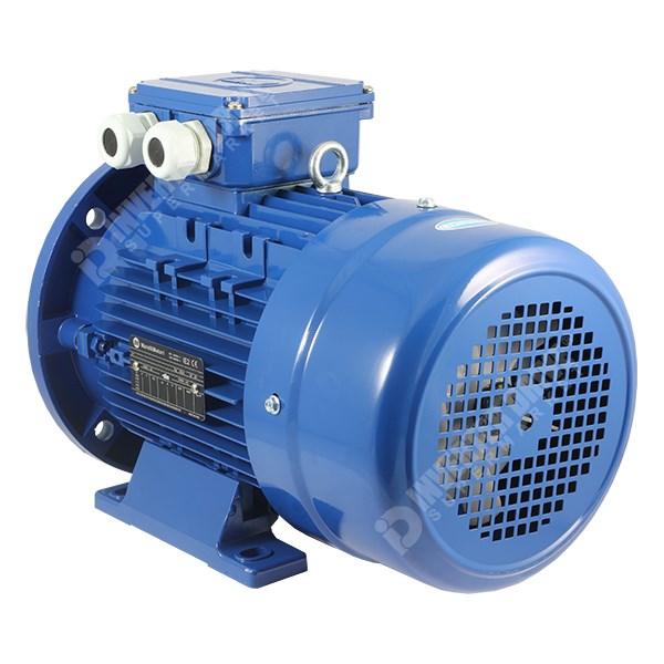 Photo of Marelli - IE2 4kW (5.5HP) 2 Pole 400V 3ph B35 Foot &amp; Flange Mount AC Motor - MAQ112M2