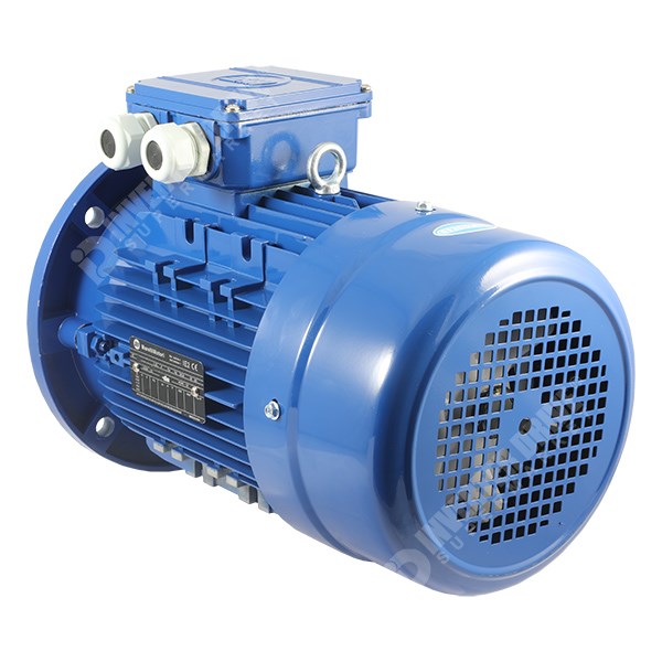 Photo of Marelli - IE2 4kW (5.5HP) 2 Pole 400V 3ph B5 Flange Mount AC Motor - MAQ112M2