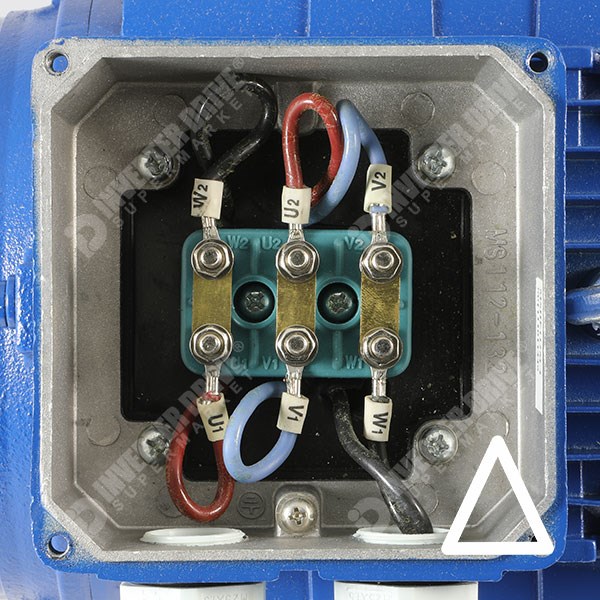 Photo of Marelli - IE2 4kW (5.5HP) 2 Pole 400V 3ph B5 Flange Mount AC Motor - MAQ112M2