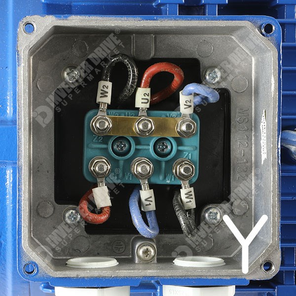 Photo of Marelli - IE2 7.5kW (10HP) 4 Pole 400V 3ph Flange Mount AC Motor - MAQ132SB4