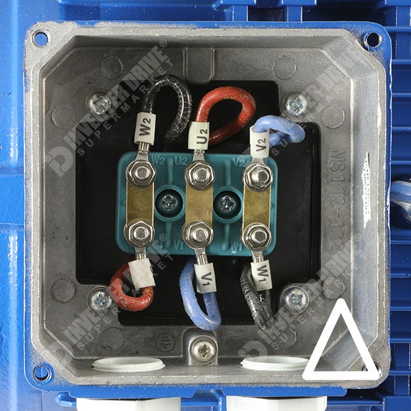 Photo of Marelli - IE2 7.5kW (10HP) 4 Pole 400V 3ph Flange Mount AC Motor - MAQ132SB4