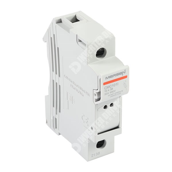 Photo of Mersen CMC 1 Pole Fuse Holder with Indicator for 10mm x 38mm Barrel Fuses up to 32A