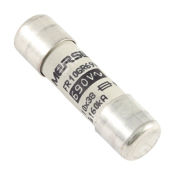 Photo of Mersen 12.5A 690Vac 10mm x 38mm gR High Speed Fuse