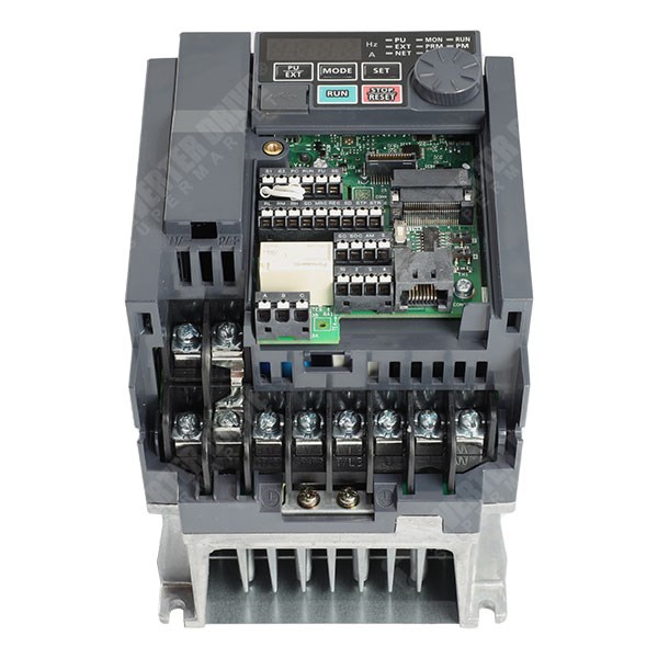 Photo of Mitsubishi E840 IP20 1.5kW/2.2kW 400V 3ph AC Inverter, DBr, STO, Unfiltered