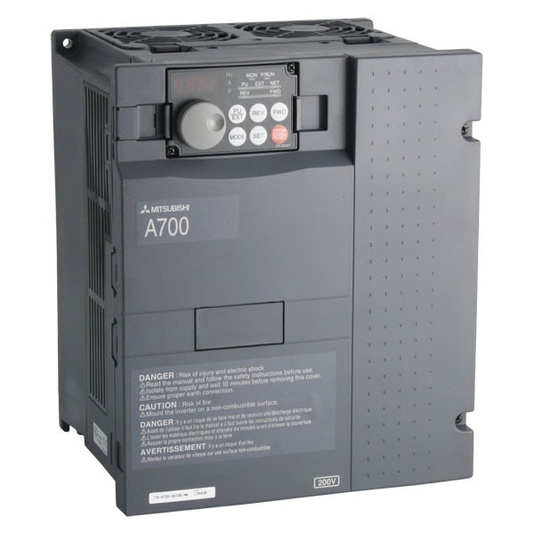 Photo of Mitsubishi A700 3.7kW 230V 3ph to 3ph - AC Inverter Drive Speed Controller with Braking, NA Spec