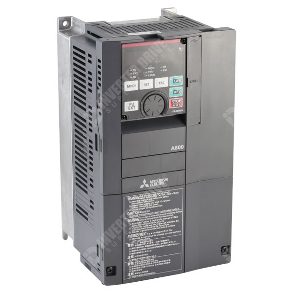 Photo of Mitsubishi A840 IP20 1.5kW/2.2kW 400V AC Inverter Drive, STO, C3 EMC with EtherNet