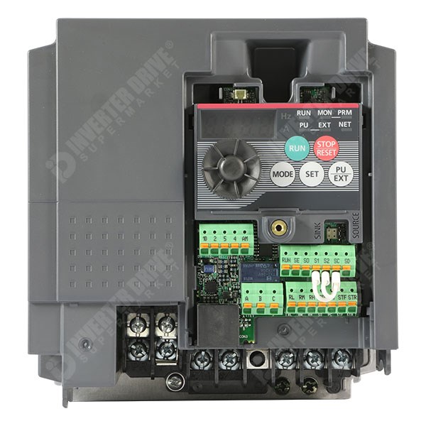 Photo of Mitsubishi D720S IP20 2.2kW 230V 1ph to 3ph AC Inverter Drive, DBr, STO, Unfiltered