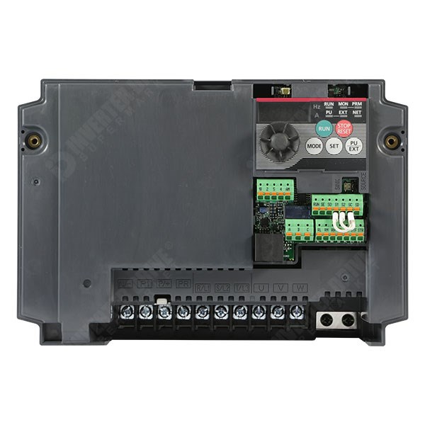 Photo of Mitsubishi D740 IP20 5.5kW 400V 3ph AC Inverter Drive, DBr, STO, Unfiltered