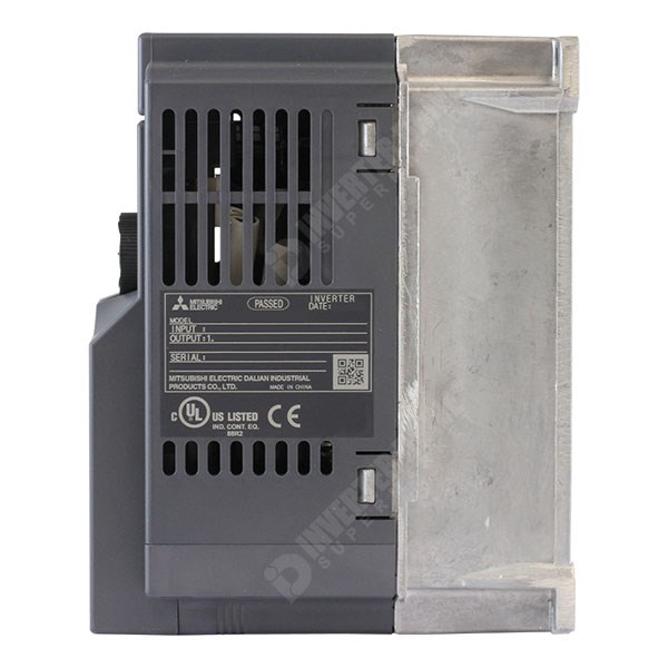 Photo of Mitsubishi E740 IP20 0.37kW 400V, AC Inverter Drive, DBr, STO, Unfiltered