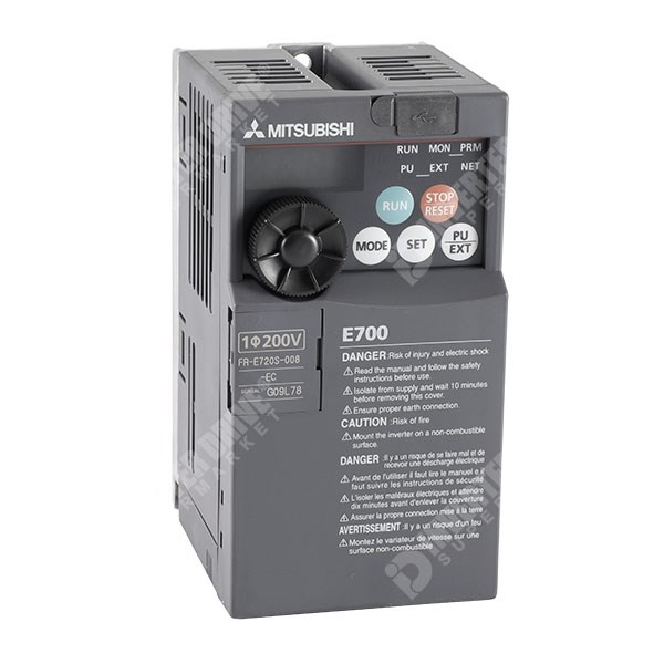 Photo of Mitsubishi E720S 0.1kW 230V 1ph to 3ph AC Inverter Drive Unfiltered