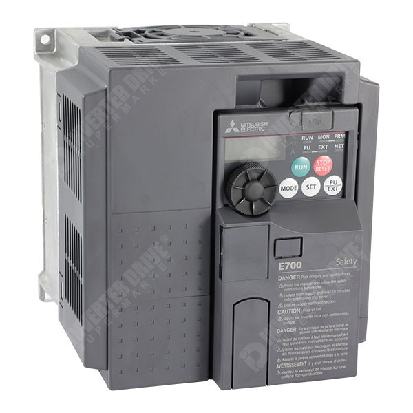Photo of Mitsubishi E700-SC 2.2kW 400V AC Inverter Drive, DBr, STO, Unfiltered