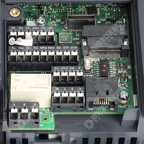Photo of Mitsubishi E840 IP20 0.37kW/0.75kW 400V 3ph AC Inverter, DBr, STO, Unfiltered