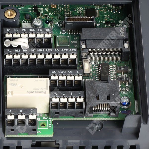 Photo of Mitsubishi E840 IP20 3.7kW/5.5kW 400V 3ph AC Inverter, DBr, STO, Unfiltered