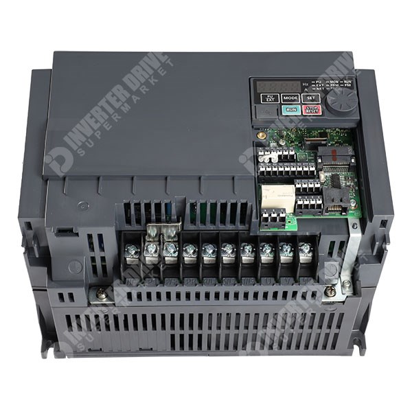 Photo of Mitsubishi E840 IP20 5.5kW/7.5kW 400V 3ph AC Inverter, DBr, STO, Unfiltered