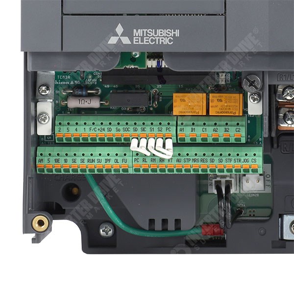 Photo of Mitsubishi F840 IP20 7.5kW 400V AC Inverter Drive, STO, C3 EMC with EtherNet