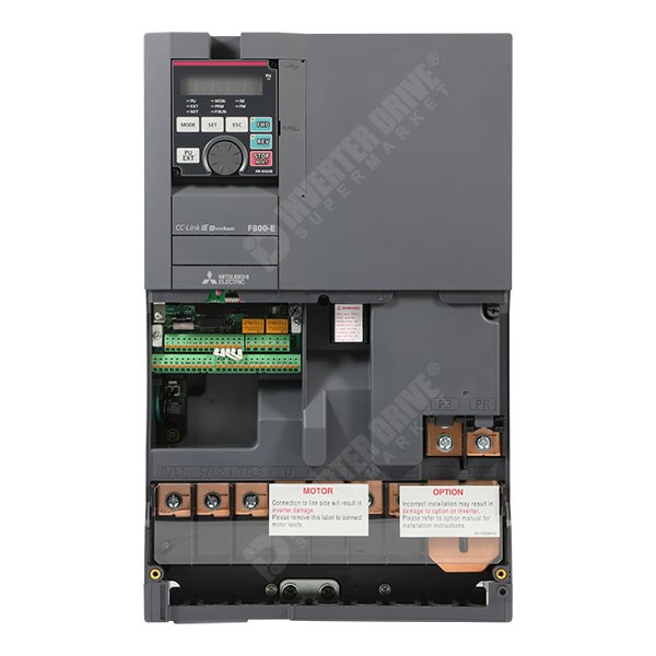 Photo of Mitsubishi F840 IP20 22kW 400V AC Inverter Drive, STO, C3 EMC with EtherNet