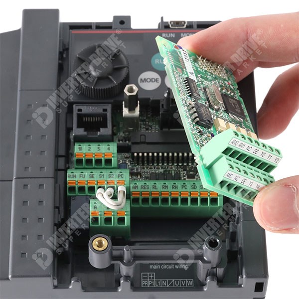 Photo of Mitsubishi Analogue/Digital Outputs Expansion Card E700 Series Inverters