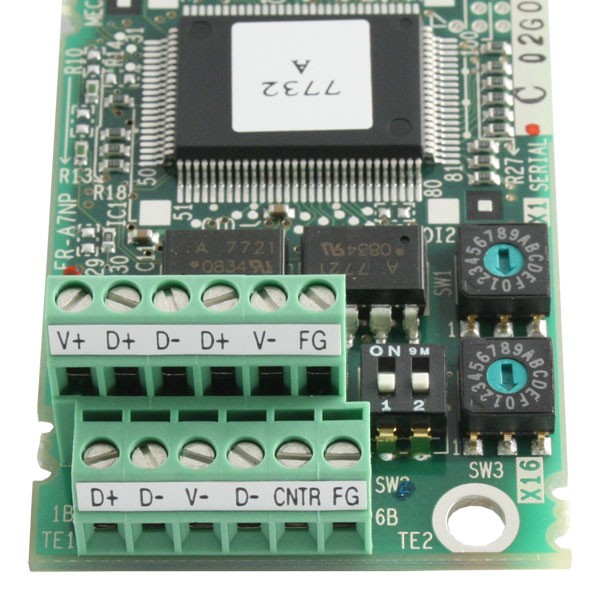 Photo of Mitsubishi Profibus Communications Card for A700 and F700 Inverters
