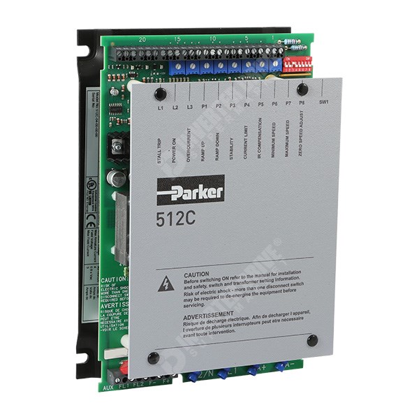 Photo of Parker SSD 512C 4A 1Q 110V/230V/400V 1ph/2ph AC to DC Isolated Signals