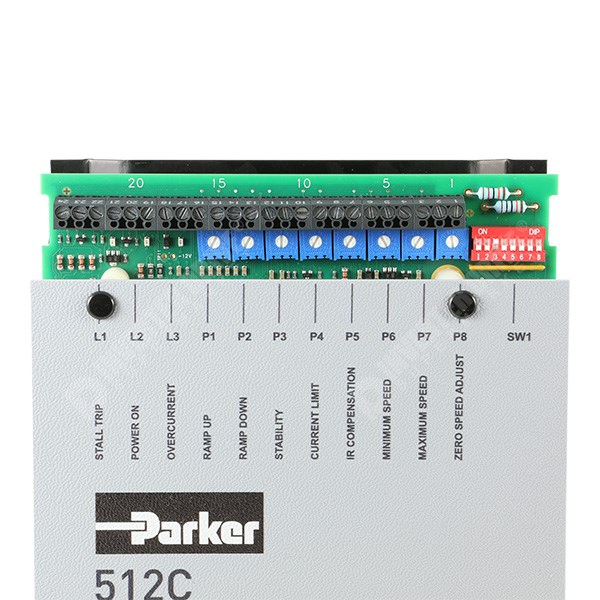 Photo of Parker SSD 512C 8A 1Q 110V/230V/400V 1ph/2ph AC to DC Isolated Signals