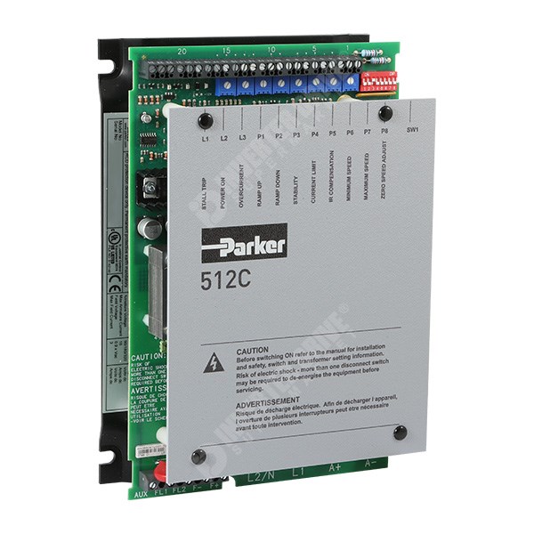 Photo of Parker SSD 512C 16A 1Q 110V/230V/400V 1ph/2ph AC to DC Isolated Signal