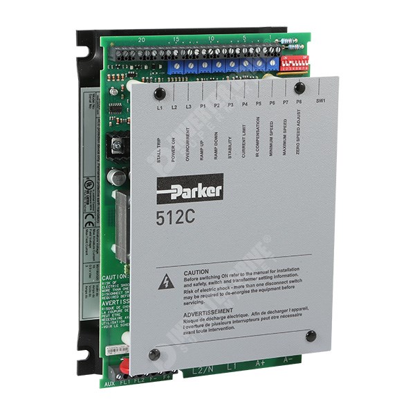 Photo of Parker SSD 512C 32A 1Q 110V/230V/400V 1ph/2ph AC to DC, Isolated Signal