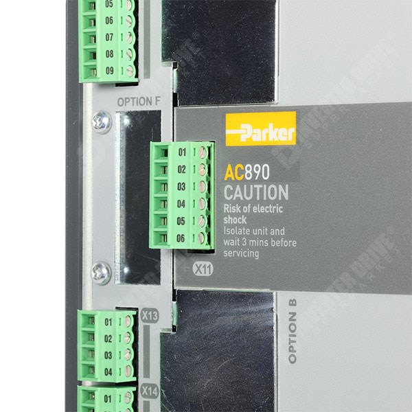 Photo of Parker SSD 890CD 22kW 400V Common DC Bus Inverter Drive, STO, C3 EMC