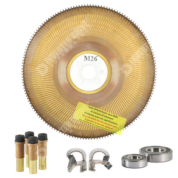 Photo of Spares Kit for Parvex M26 Motors Brush, Disc &amp; Bearing Set