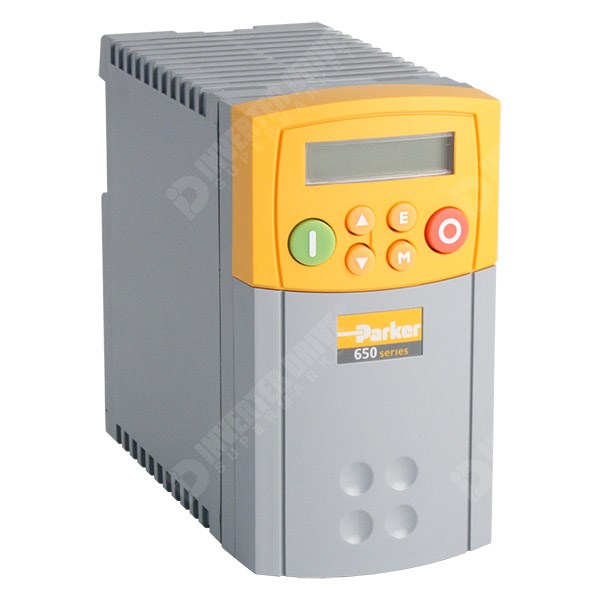 Photo of Parker SSD 650V 0.25kW 230V 1ph to 3ph - AC Inverter Drive Speed Controller with remote mountable keypad, Unfiltered