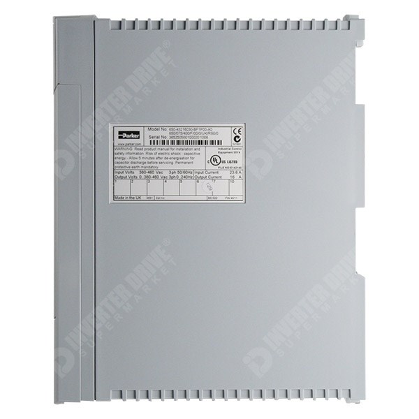 Photo of Parker SSD 650 3kW 400V 3ph AC Inverter Drive, Local Keypad, C2 EMC
