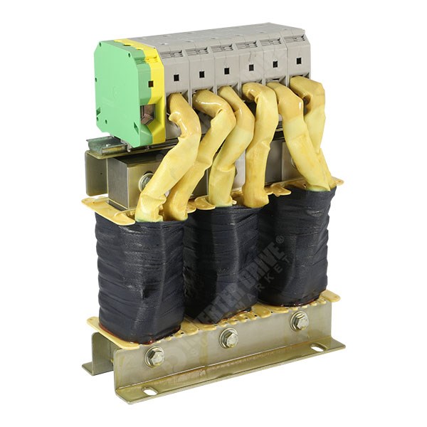 Photo of AC Line Choke; 160A, 400V 3ph, IP20, 1% Line Impedance