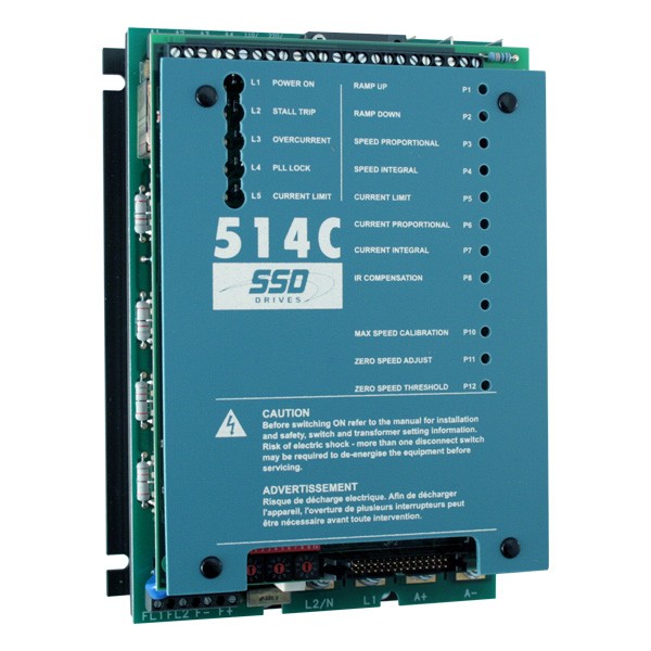 Photo of Parker SSD 514C 4A 4Q 110V/230V/400V 1ph/2ph AC to DC Isolated Signals