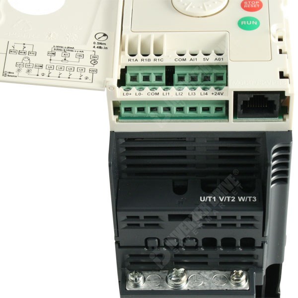 Photo of Schneider Altivar 12 0.75kW 115V 1ph to 230V 3ph AC Inverter Drive, No Filter