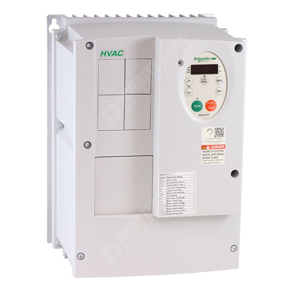 Photo of Schneider ATV212 HVAC IP55 2.2kW 400V 3ph AC Inverter Drive, C1 EMC