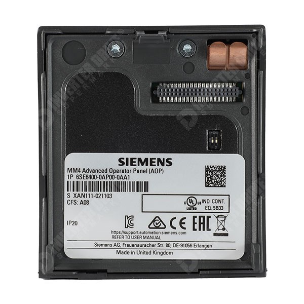 Photo of Siemens Micromaster 420 and 440 Advanced Operator Panel (AOP)