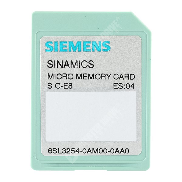 Photo of Siemens Micro Memory Card (MMC) for SINAMICS G120 Series Accessories