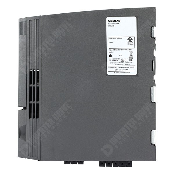 Photo of Siemens G120C 0.75kW 400V 3ph AC Inverter, DBr, STO, C2 EMC Frame AA