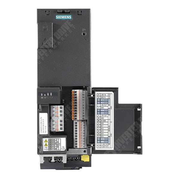 Photo of Siemens SINAMICS G120X 0.55kW/0.75kW x 400V 3ph Fan/Pump AC Inverter, STO, C2 EMC ProfiNET