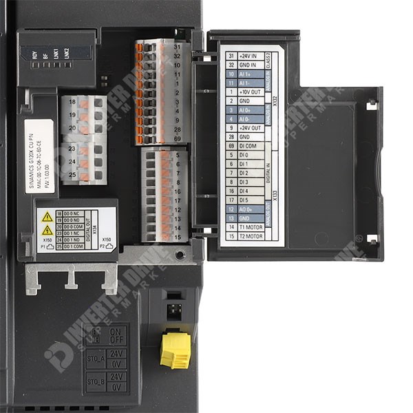Photo of Siemens SINAMICS G120X 7.5kW/11W x 400V 3ph Fan/Pump AC Inverter, STO, C2 EMC, ProfiNET