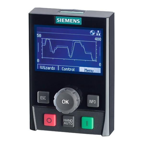Photo of Siemens SINAMICS IOP (Intelligent Operator Panel) with memory for G120 Series Inverters