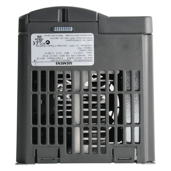 Photo of Siemens Micromaster 420 1.1kW 230V 1ph to 3ph AC Inverter Drive Speed Controller