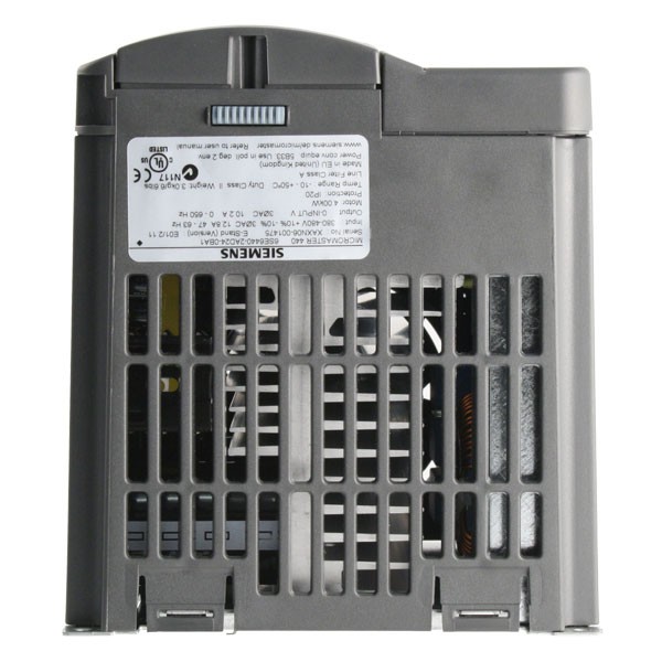 Photo of Siemens Micromaster 440 1.1kW 230V 1ph to 3ph AC Inverter Drive, DBr, Unfiltered