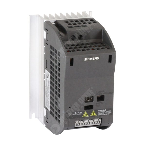 Photo of Siemens SINAMICS G110 - 0.75kW 230V 1ph to 3ph AC Inverter Drive Speed Controller, No AI, RS485